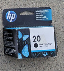 Genuine Hewlett-Packard Hp 20 Inkjet Black Ink Print Cartridge Mar 2003