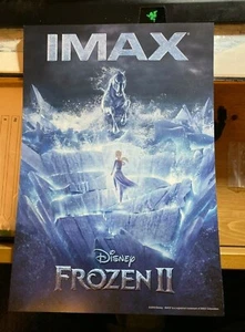Frozen 2 Poster Movie II 23cms x 33cms IMAX 2019.  Reduziert auf klar. - Bild 1 von 1