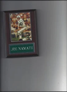JOE NAMATH PLAQUE NEW YORK JETS NY FOOTBALL NFL - Picture 1 of 1