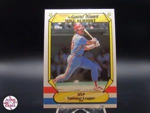 1987 Fleer Award Winners #36 Mike Schmidt NM - Picture 1 of 2