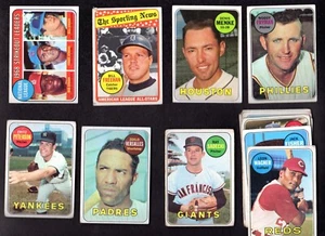 1969 Topps 22 Card Lot Low Grades Stars Commons Bob Gibson Bill Freehan PR-VG/EX - Picture 1 of 6