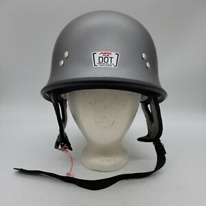 AFX FX-88 DOT Gray Military Motorcycle Helmet GUC
