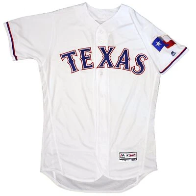 Camiseta deportiva para hombre MLB Texas Rangers auténtica base flexible en el campo - blanca local Foto 1 de 3