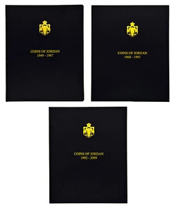 Jordan Full Set of 3 Coin Albums 1949-1967 1968-1991 1992-2009 + Update Pages - Picture 1 of 10