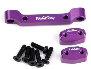 Powerhobby Aluminum Rear Pivot Block Purple HPI RS4 Sport3 - Bild 1 von 2