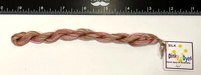 Dinky Dyes #41 Tea Tree 100% Silk Embroidery Thread 8 Mtrs Cross Stitch - Image 1 of 2