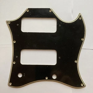 Golpeador vintage preciso bisel ancho 1966-1972 Gibson SG especial negro/crema - Imagen 1 de 11