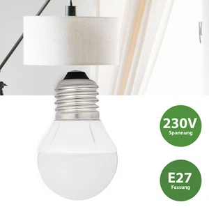 LED Leuchtmittel Lampe Birne 6,5 Watt warmweiß neutralweiß 200° Globe E27 230V - Bild 1 von 3