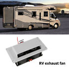 12V Caravan Motorhome Trailer Side Air Vent Fan Rv Exhaust Fans (White)