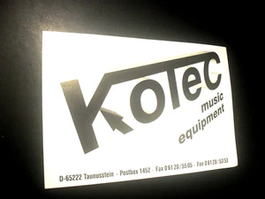 Decal / Sticker + Kotec Accessories for Music, Stage, Studio Electronics - Picture 1 of 1