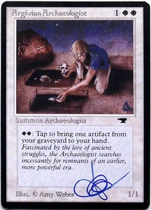🃏 Magic the Gathering: Antiquities (1994) 1x Argivian Archaeologist • nm-/ex+ - Bild 1 von 2