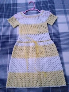 Hand Knit Crochet Dress - Picture 1 of 6