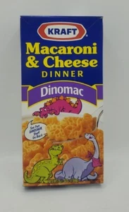 Kraft Macaroni & Cheese Dinomac Box 1992 Sealed Vintage Collectible (Do Not Eat) - Picture 1 of 7