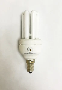 GE 9w (41w) SES (E14) CFL Compact Fluorescent Stick Light Bulb 4000k Cool White - Picture 1 of 1