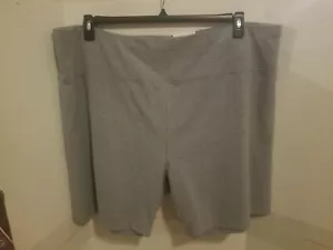 SONOMA High Rise Stretch Knit Grey Athletic Bike Shorts - Plus Size 4X NWT - Picture 1 of 2