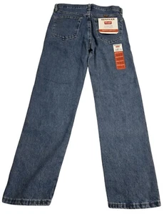 Jeans Rustler Azul Denim Pesado 29x30 Calce Regular Pierna Recta Trabajo Nuevos con Etiquetas - Imagen 1 de 7