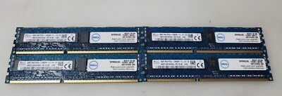SK Hynix 32GB (4X8GB) 1Rx4 PC3L-12800R HMT41GR7AFR4A DDR3 Server Memory - Image 1 of 4