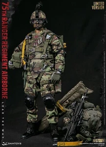Damtoys 1/6 Scale 12" 75th Ranger Regiment Airborne SAW Gunner Limited Ed 78094F - Bild 1 von 5