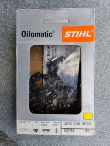 Stihl 63PM 45 12" Saw Chain 45 Drive Links 3/8" Pitch .050" Gauge 3613 005 0045 - Picture 1 of 1