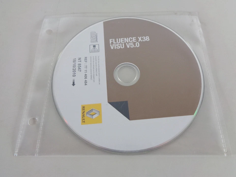 Eléctrico Diagramas de Cableado De CD Renault Fluencia X38 Stand 10/2010 - Imagen 1 de 1