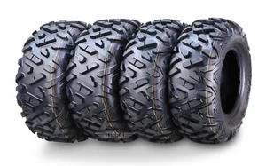 23x7-10 & 22x10-10 ATV Tire Set for 96-09 Polaris Trail Boss 250 325 330 - Picture 1 of 7