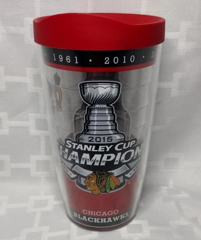 Chicago Blackhawks 2015 Stanley Cup Champions NHL 16 Ounce Tervis Tumbler Cover