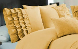 2Pc Half Ruffle Pillow Sham 1000 TC Egyptian Cotton Solid All Size & Color - Picture 1 of 24