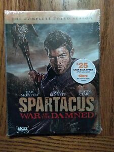 STARZ Spartacus: War of the Damned complete 3rd season dvd BRAND NEW sealed! 