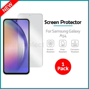 1-100 Lot LCD Clear HD Screen Protector for Android Phone Samsung Galaxy A54 - Picture 1 of 19
