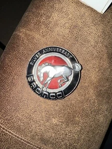 Authentic Ford Bronco Silver Anniversary Edition Emblem 1991 - Round 3" Diameter - Picture 1 of 1