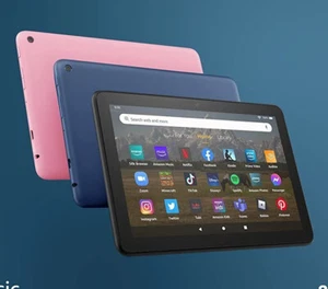 🔥Brand NEW 12th Gen AMAZON FIRE 8" HD TABLET ALEXA 64GB Black/Denim/Rose 🔥 - Picture 1 of 4