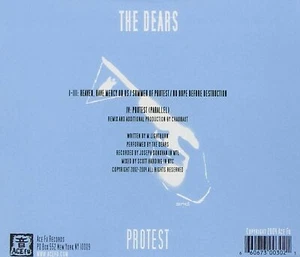 Protest CD by The Dears EP Ace Fu Records DISC ONLY #92A - Picture 1 of 1