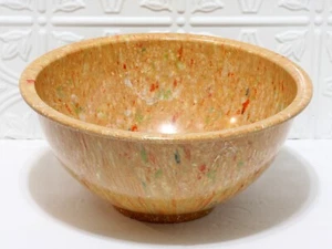 Texas Ware Mezclador Melmac Melamina Confeti Salpicaduras 125 Naranja 11.5" De Colección - Imagen 1 de 5