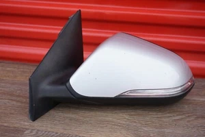 Espejo retrovisor eléctrico plateado Hyundai Sonata 2015-2019 lado del conductor izquierdo - Imagen 1 de 8