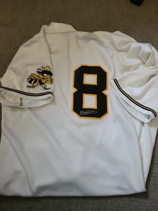 Brandon Wood Baseball Bee's Jersey Signed - Picture 1 of 4