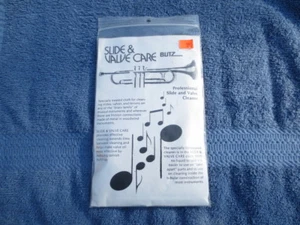 BLITZ SLIDE & VALVE CARE TREATED CLEANING CLOTH #304 FOR BRASS INSTRUMENTS - Picture 1 of 4