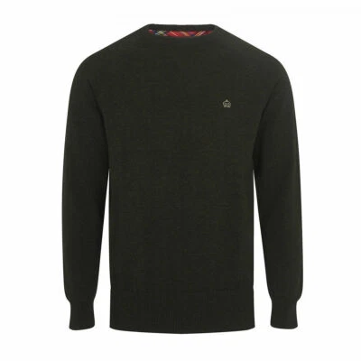JERSEY DE PUNTO PARA HOMBRE MERC LONDON MODA LOGOTIPO EN EL PECHO BERTY - VERDE CAQUI Foto 1 de 2