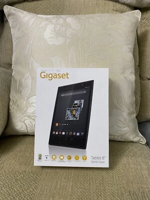 Gigaset QV830 8GB Wi-Fi Tablet 8” Silver Boxed - Image 1 of 4