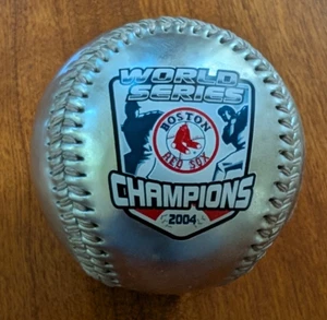 2004 Boston Red Sox World Series Champions Silver Rawlings Baseball - Picture 1 of 3