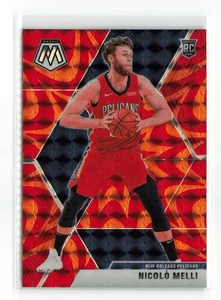 NICOLO MELLI #216 2019-20 PANINI MOSAIC PELICANS RC ORANGE - Picture 1 of 2
