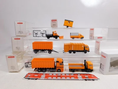 7x Wiking H0 1:87 Kommunal 298 VW 639 MB 646 Unimog 656 Etc Mint Box #EF5-0.5 - Image 1 of 4