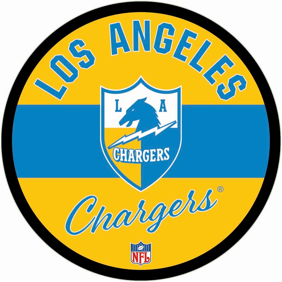 Los Angeles Chargers Weather Resistant Vinyl Sticker/Decal 12 - Image 1 of 1