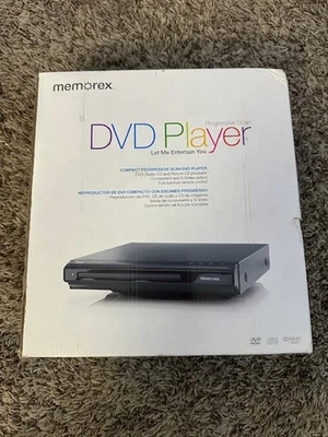 Memorex  Progressive Scan DVD Player + Remote NIB New In Box - Image 1 of 4