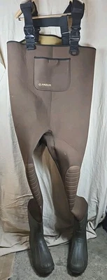 Magellan Outdoor Gear Steel Shank Boot 10  Fish Gear Chest Waders 200 Thinsulate - Image 1 of 4