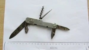 Couteau ancien , 6 pièces , Suisse à identifier , Old Knife . - Picture 1 of 17