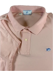 SOUTHERN TIDE Skipjack Polo Golf Shirt Mens Xtra Large Pink Short Sleeve - Picture 1 of 11