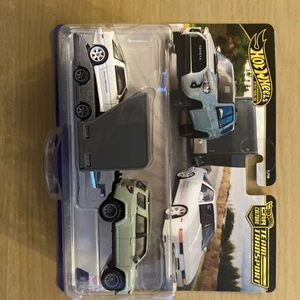 Hot Wheels Car Culture Transporter 18 Toyota 4 Runner 89 Toyota Supra Car Toys - Picture 1 of 2