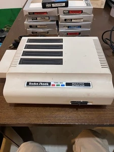 Lot Misc Vintage Radio Shack TRS-80 Computer Accessories Joystick Cartridges - Afbeelding 1 van 21
