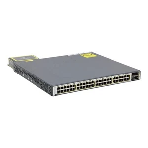 Cisco Catalyst WS-C3750E-48PD-F 48-Port RJ-45 PoE GbE Layer 3 Switch - Bild 1 von 4