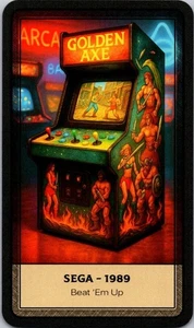 2025 Zendecks GOLDEN AXE Classic Video Games art card Free Ship - Picture 1 of 2